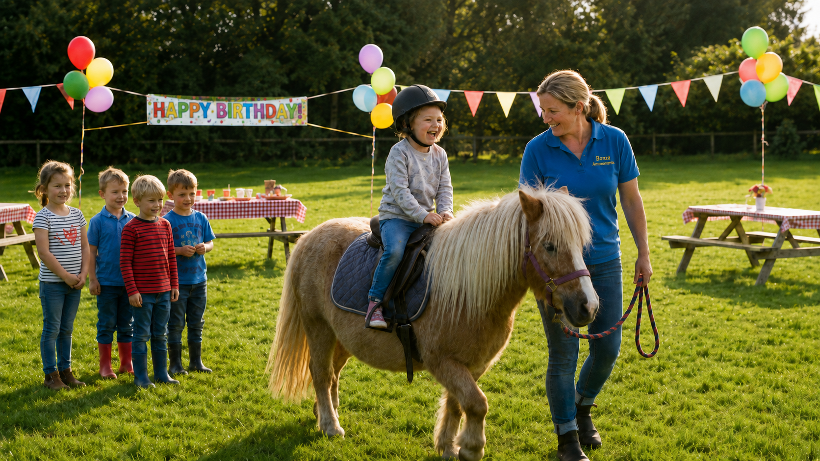 Pony rides for kids birthday parties in Sydney