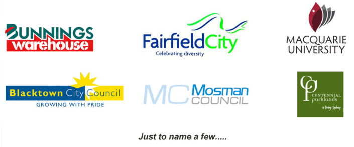 Organisations Bonza Pony and Amusement Hire has worked with including Bunnings Warehouse, Fairfield City, Macquarie University, Blacktown City Council, Mosman Council and Centennial Parklands